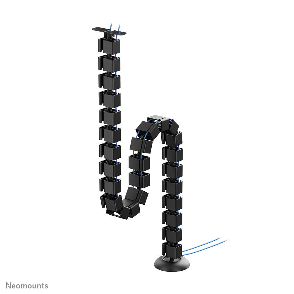 Neomounts ADS06-130BL Kabelwirbelsäule - modulare Wirbel - Schraubbefestigung - universal - Schwarz