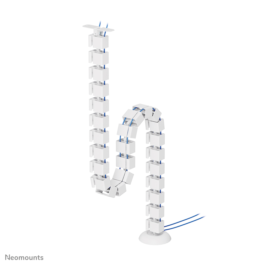 Neomounts ADS06-130WH Kabelwirbelsäule - modulare Wirbel - Schraubbefestigung - universal - Weiß
