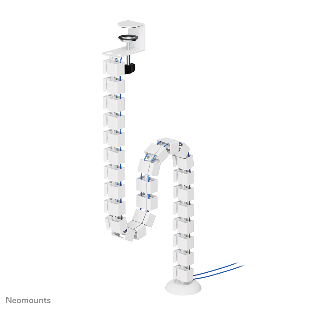 Neomounts ADS06-131WH Kabelwirbelsäule - modulare Wirbel - Klemmbefestigung - universal - Weiß