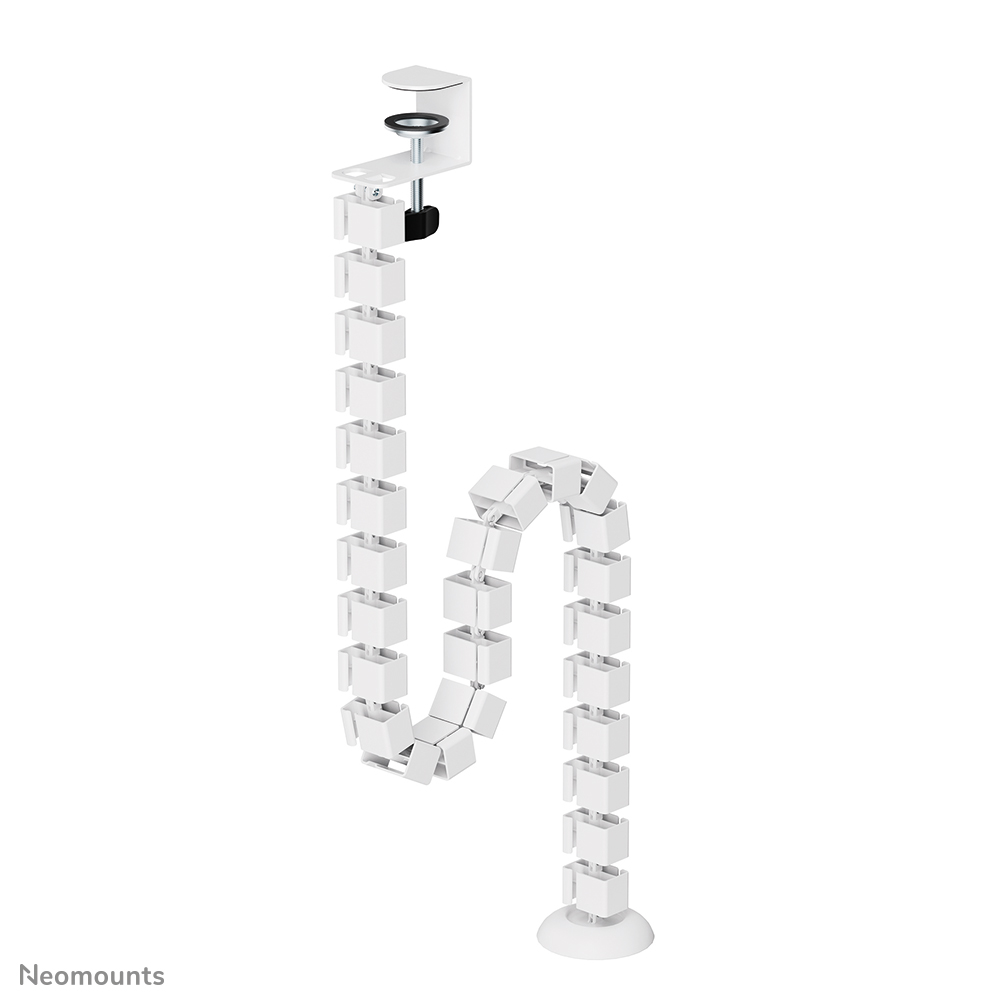 Neomounts ADS06-131WH Kabelwirbelsäule - modulare Wirbel - Klemmbefestigung - universal - Weiß