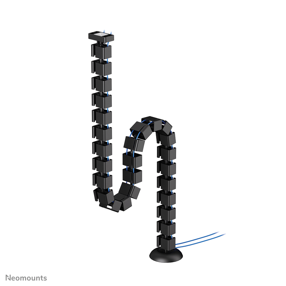 Neomounts ADS06-132BL Kabelwirbelsäule - modularer Wirbel - magnetische Befestigung - universal - Schwarz