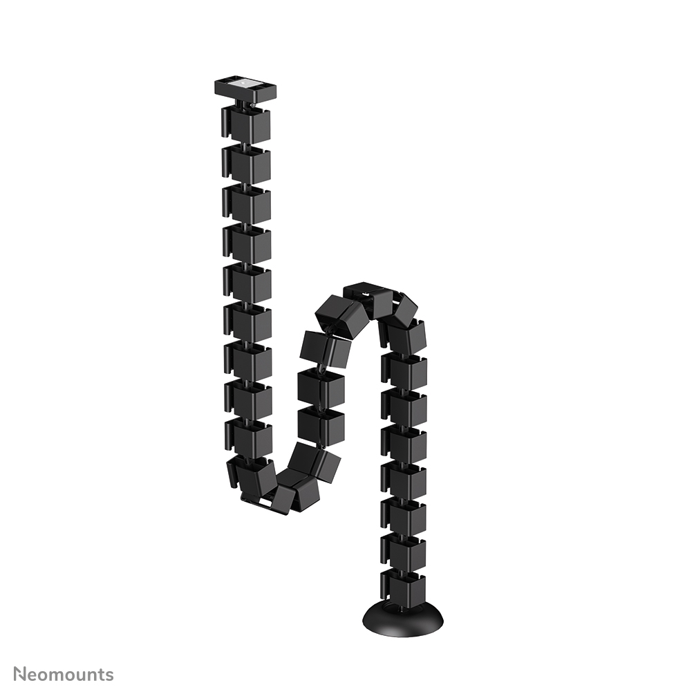 Neomounts ADS06-132BL Kabelwirbelsäule - modularer Wirbel - magnetische Befestigung - universal - Schwarz