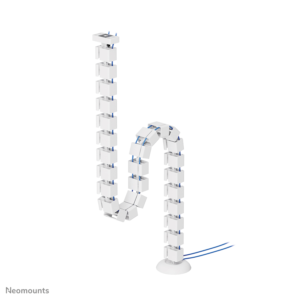 Neomounts ADS06-132WH Kabelwirbelsäule - modularer Wirbel - magnetische Befestigung - universal - Weiß