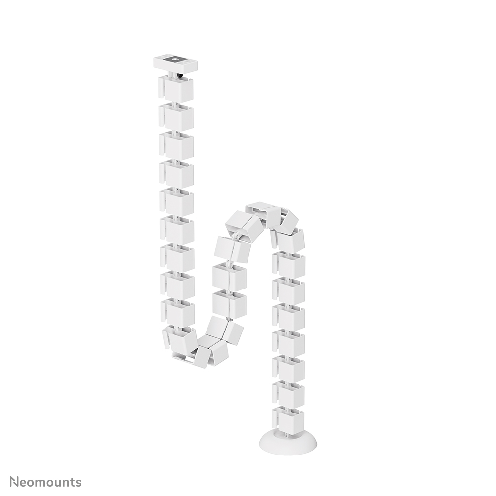 Neomounts ADS06-132WH Kabelwirbelsäule - modularer Wirbel - magnetische Befestigung - universal - Weiß