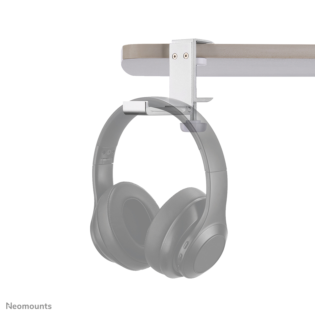 Neomounts ADS11-171SL Headset-Halter - Klemmbefestigung - universal - Silber