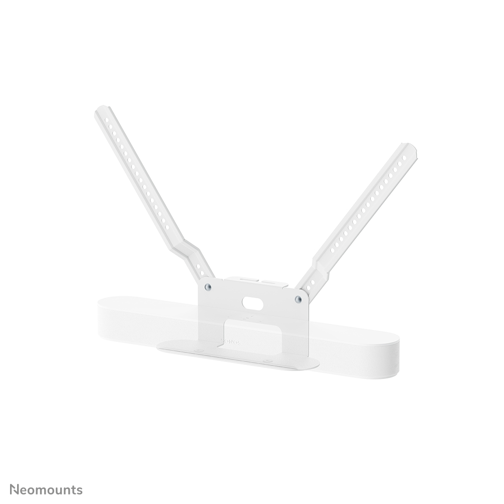 Neomounts AV35-726WH1 TV-Halterung für Sonos Beam - einfache Installation - TV-befestigtes Design - Weiß
