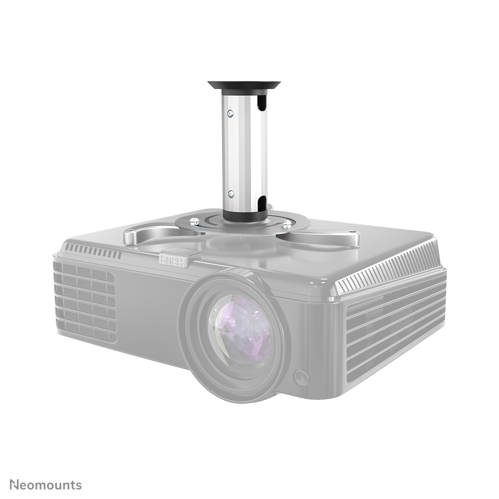 Neomounts BEAMER-C80 Beamer Deckenhalterung - max 15 kg - H 13-20 cm - volle Bewegung - silber