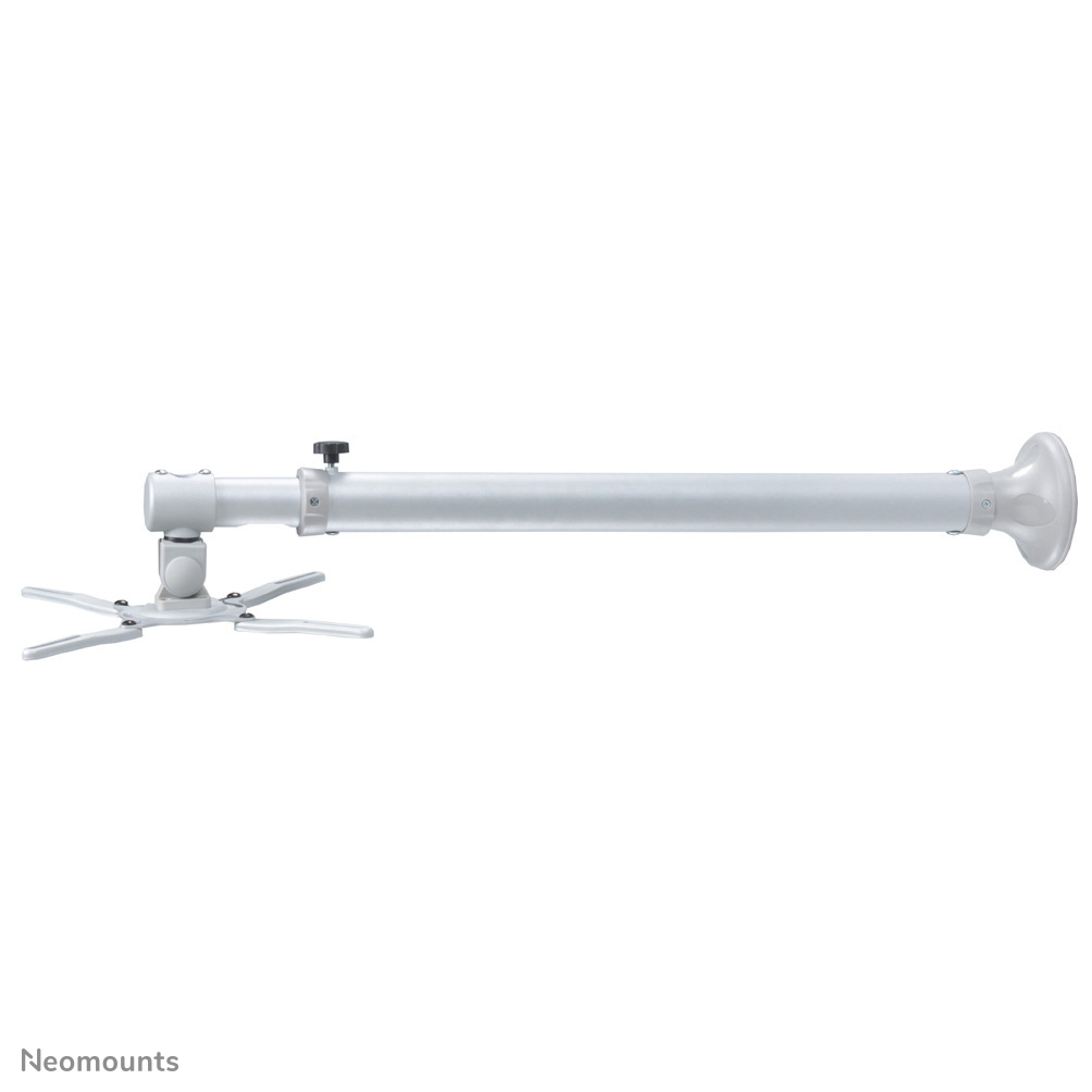 Neomounts BEAMER-W100SILVER Beamer Wandhalterung - max 12 kg - T 73-123 cm - volle Bewegung - silber