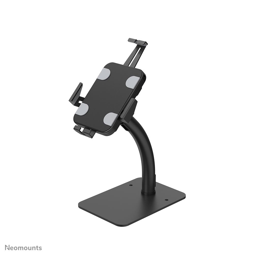 Neomounts DS15-625BL1 Tablet-Ständer für Schreibtisch - 7.9-11" - 130° neigbar - 360° drehbar - abschließbar (inkl. Anti-Diebstahl-Schraube, exkl. Schloss) - abschraubbar - universal - schwarz