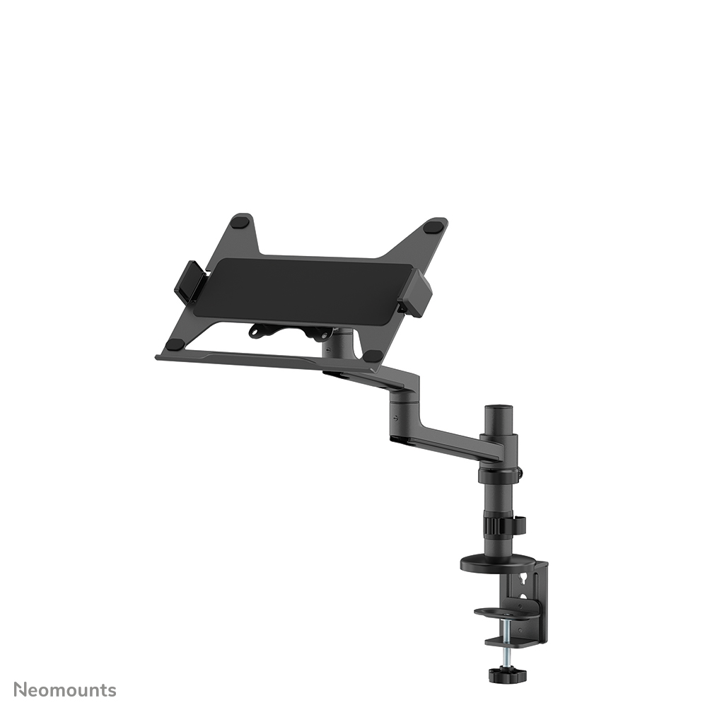 Neomounts NEXT Lite DS20-425BL1 Tischhalterung für Laptops - 11.6-17.3" - 0-5 kg - platzsparendes T-Rex-Modell - 100% plastikfreie Verpackung - universal - schwarz