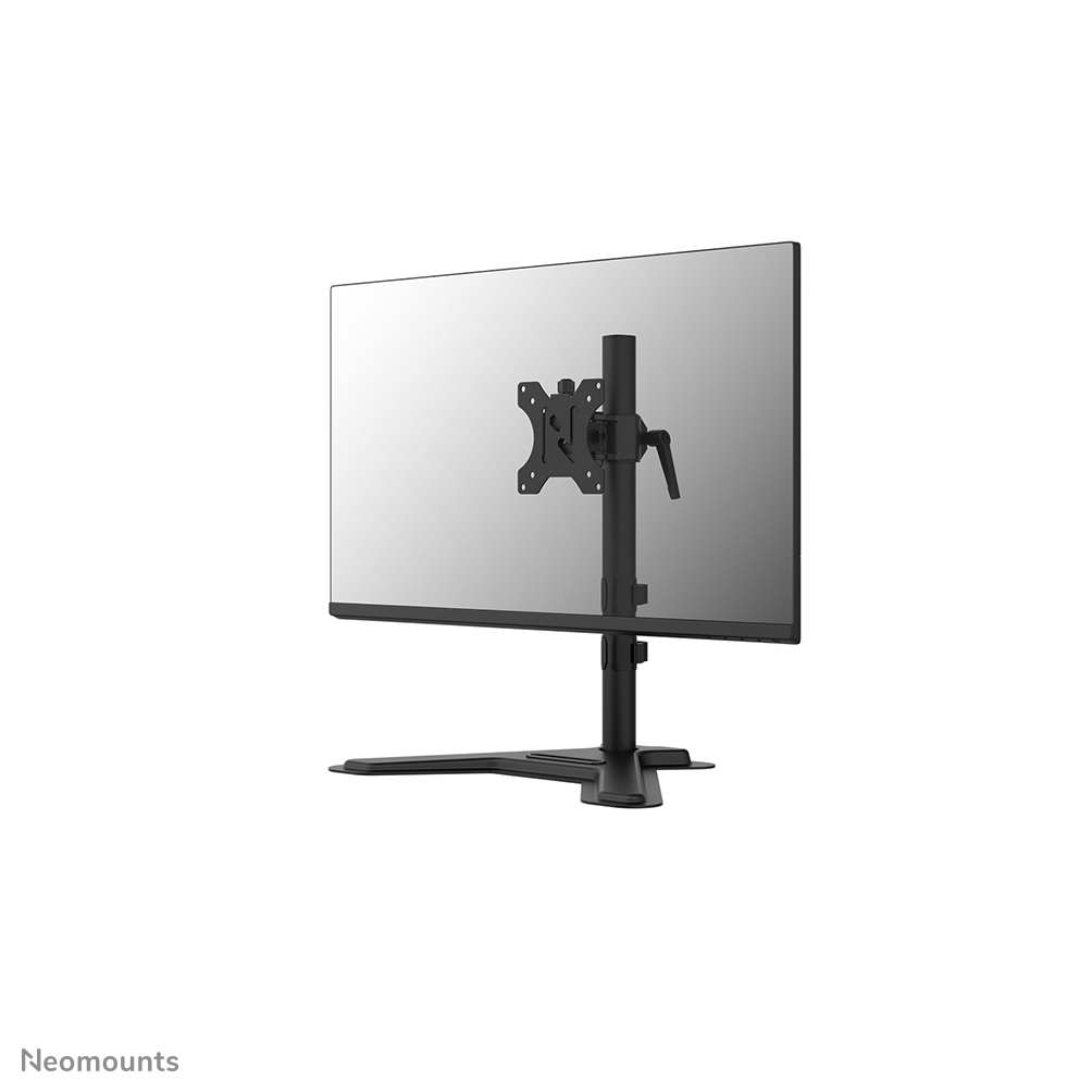 Neomounts DS45-600BL1 Monitorständer für einen Bildschirm -  10-32" -  0-9 kg | 19,8 lbs - 90° neigbar - 360° drehbar -  VESA 75x75 - Schwarz