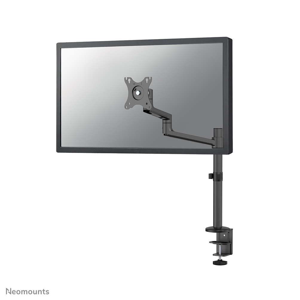 Neomounts NEXT Lite DS60-425BL1 Monitorarm 1 Bildschirm - 17-27" - 0-8 kg - platzsparendes T-Rex-Modell - 100% plastikfreie Verpackung - schwarz