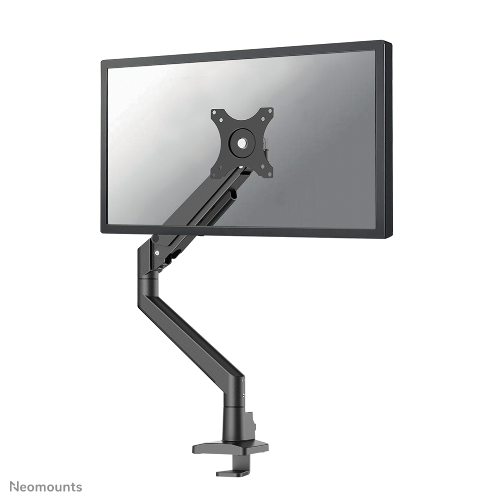 Neomounts NEXT Slim DS70-250BL1 Monitorarm 1 Bildschirm - 17-35" - 1-9 kg (Curved 8 kg) - Gasfeder - 180°-Stopp - Topfix - Easy Install-Modell - 100% plastikfreie Verpackung - schwarz