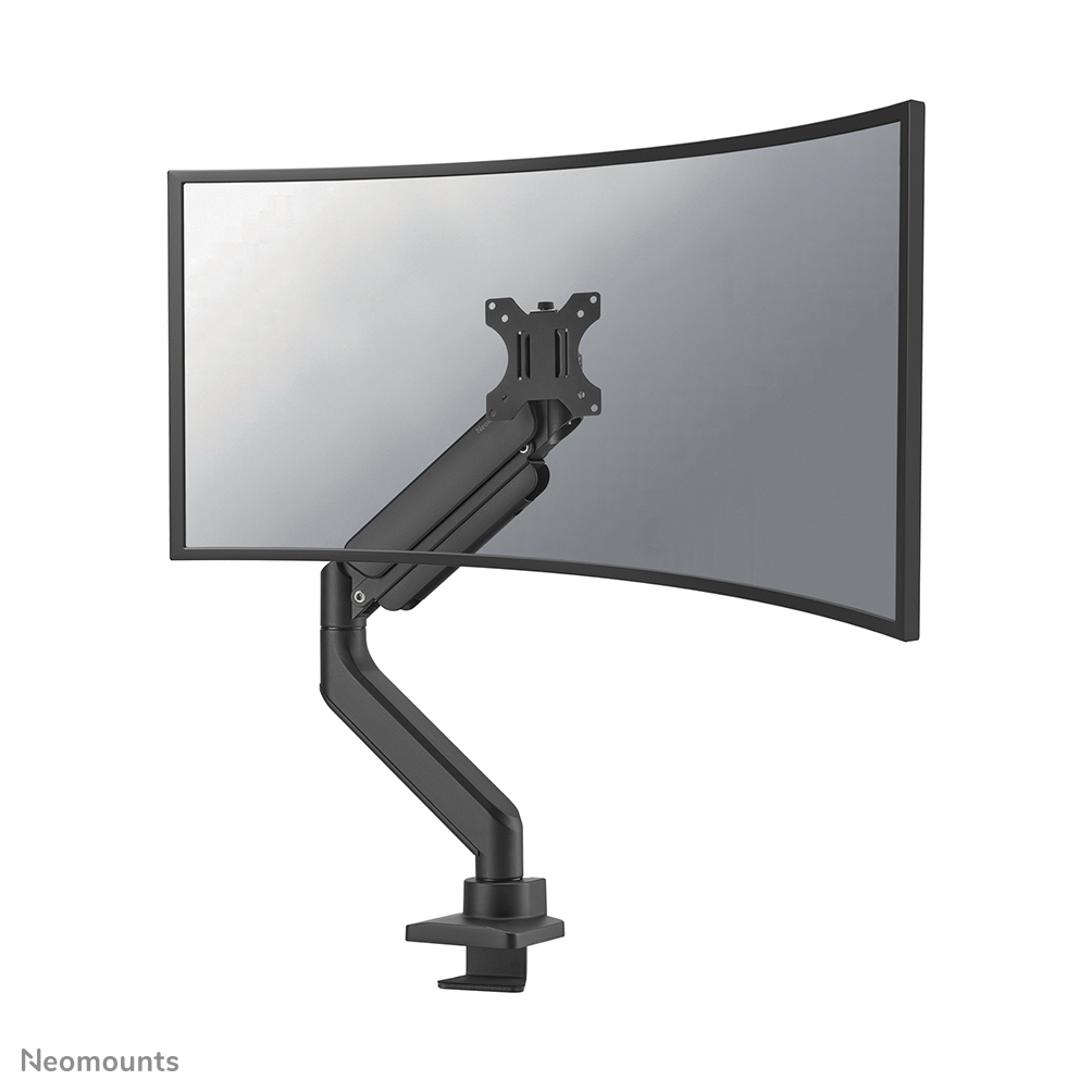 Neomounts NEXT Core DS70PLUS-450BL1 Monitorarm 1 Bildschirm - 17-49" - 1-18 kg (Curved 14 kg) - Gasfeder - 180°-Stopp - Topfix - Easy Install-Modell - 100% plastikfreie Verpackung - schwarz