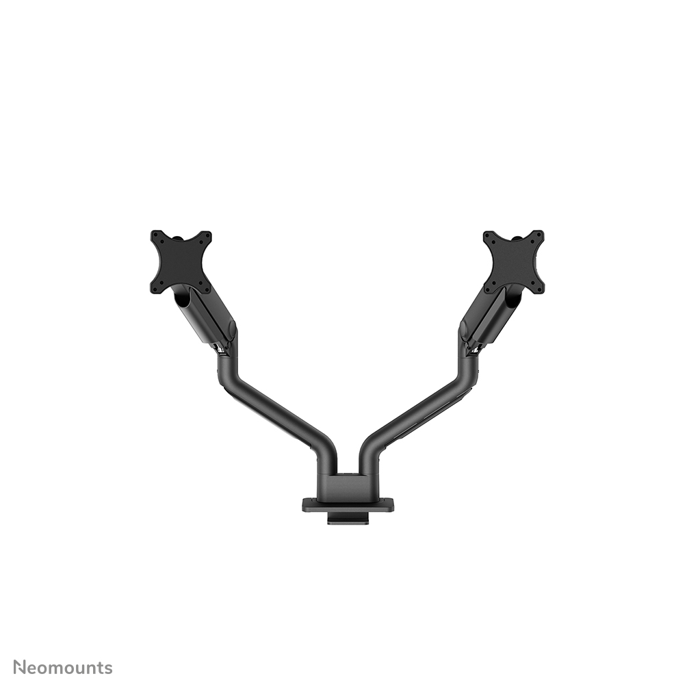 Neomounts NEXT One DS70S-950BL2 Monitorarm 2 Bildschirme - 17-35" - 1-18 kg/Bildschirm (Curved 15 kg/Bildschirm) - Gasfeder - 180°-Stopp - Topfix - Easy Install-Modell - 100% plastikfreie Verpackung - schwarz