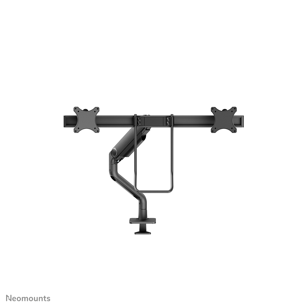 Neomounts NEXT One DS75S-950BL2 Traverse Monitorarm 2 Bildschirme - 17-32" - 1-8 kg/Bildschirm - Gasfeder - 180°-Stopp - Topfix - Easy Install-Modell - 100% plastikfreie Verpackung - schwarz