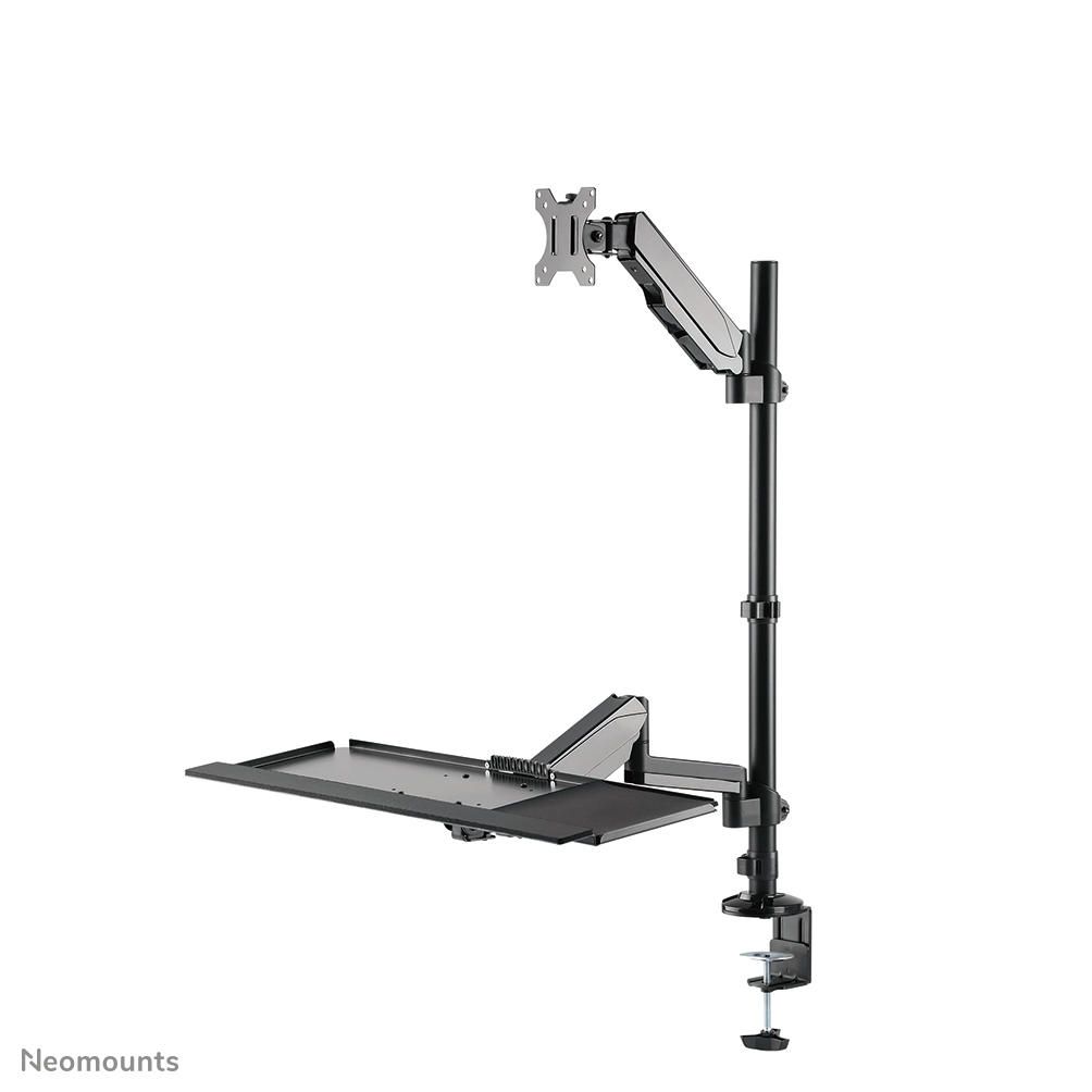 Neomounts DS90-325BL1 Sitz-Steh-Arbeitsplatz Tischmontage 1 Bildschirm - 17-32" - 1-9 kg (Curved 6 kg) - Gasfeder - schwarz
