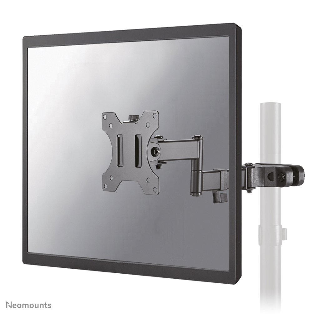 Neomounts FL40-450BL11 TV-Stangenhalterung - 17-32" - max 8 kg - VESA 75x75-100x100 - geeignet für Ø 28-60 mm - volle Bewegung - schwarz