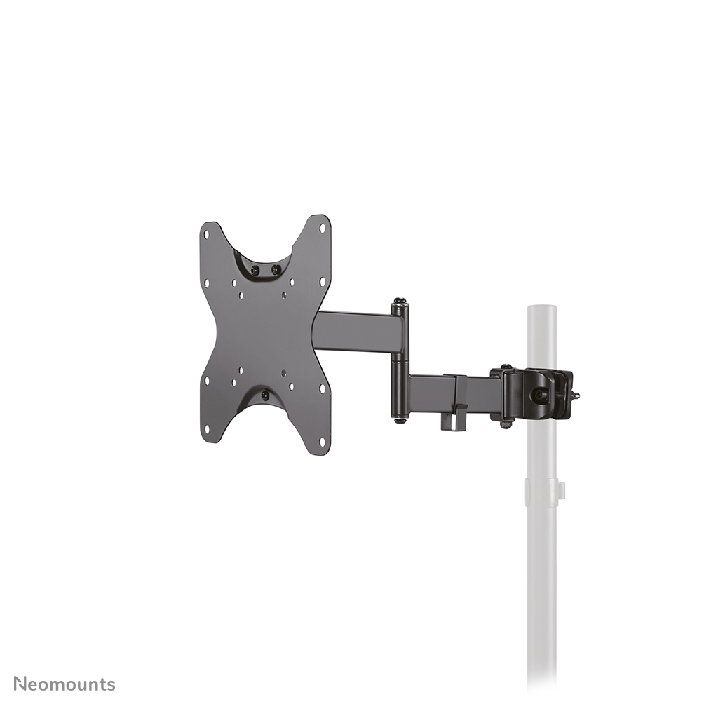 Neomounts FL40-450BL12 TV-Stangenhalterung - 23-42" - max 25 kg - VESA 75x75-200x200 - geeignet für Ø 28-50 mm - Nivellierung - volle Bewegung - schwarz