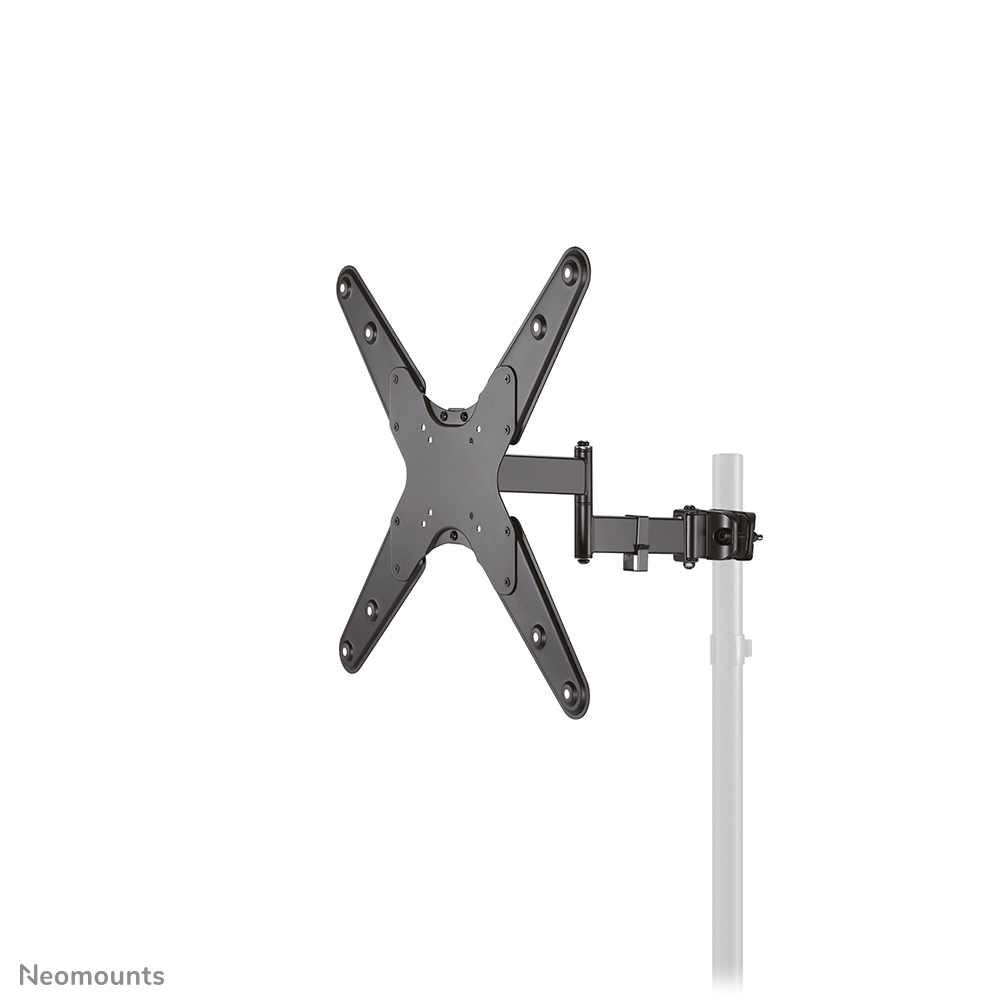 Neomounts FL40-450BL14 TV-Stangenhalterung - 32-55" - max 25 kg - VESA 75x75-400x400 - geeignet für Ø 28-50 mm - Nivellierung - volle Bewegung - schwarz