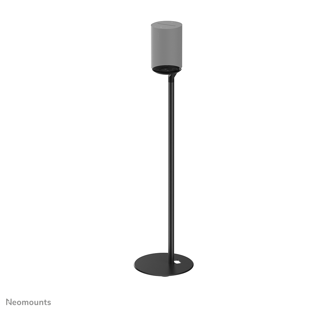 Neomounts FL45-721BL1 Lautsprecher-Ständer für Sonos Era 100 - 85 cm Höhe - Bodenplatte 25 cm - Kabelführung - Schwarz