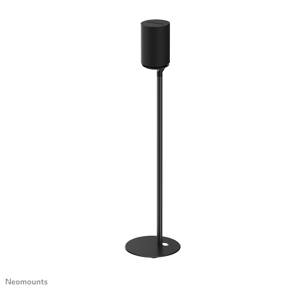 Neomounts FL45-721BL1 Lautsprecher-Ständer für Sonos Era 100 - 85 cm Höhe - Bodenplatte 25 cm - Kabelführung - Schwarz