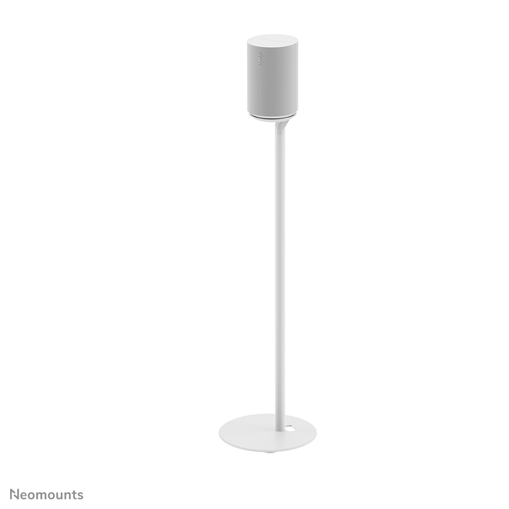 Neomounts FL45-721WH1 Lautsprecher-Ständer für Sonos Era 100 - 85 cm Höhe - Bodenplatte 25 cm - Kabelführung - Weiß