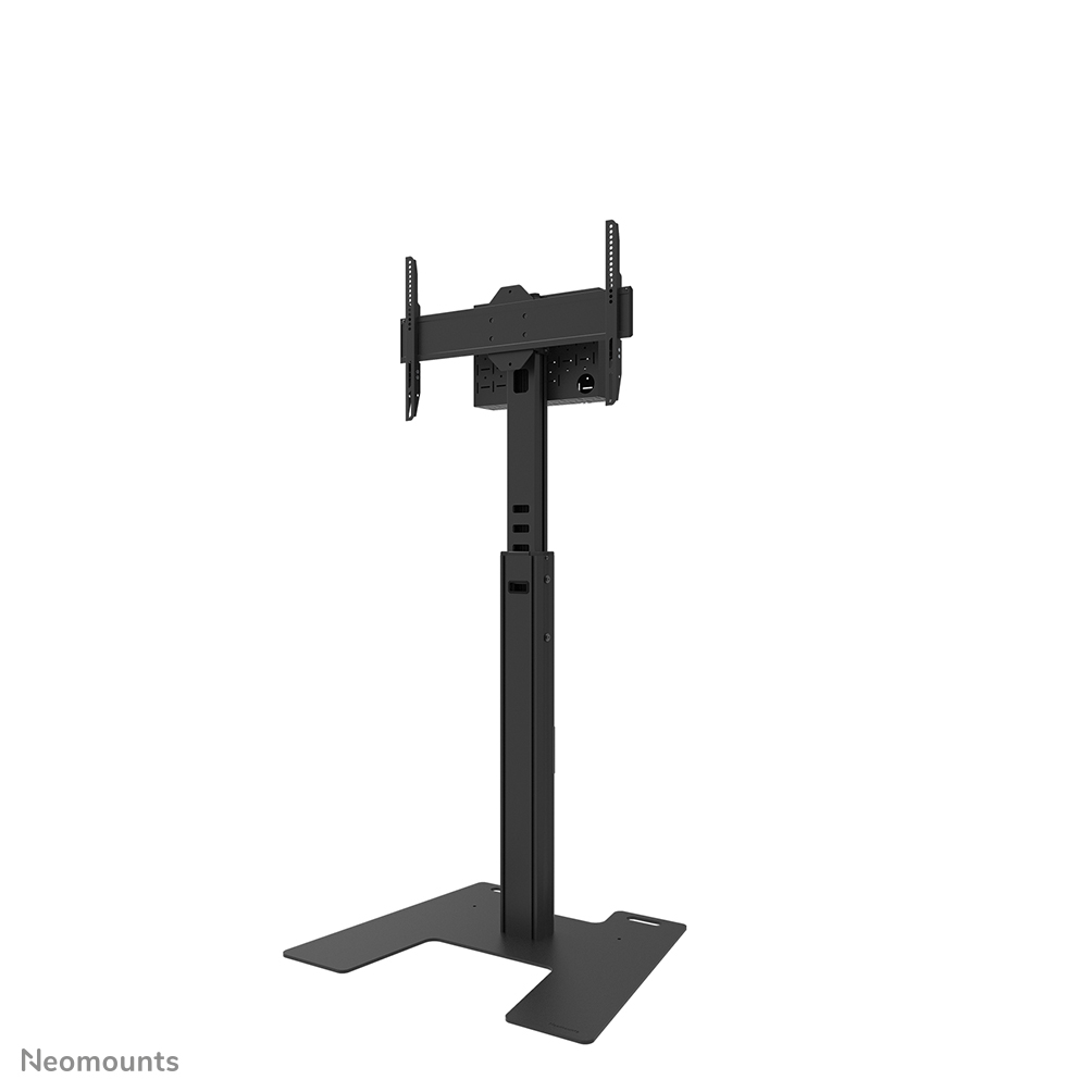 Neomounts MOVE Up FL45S-825BL1 TV-Bodenständer - 37-75" - max 70 kg - manuell H 104-157 cm - VESA 100x100-600x400 - abschließbar (exkl. Schloss) - Videobar-Kit optional verfügbar - schwarz