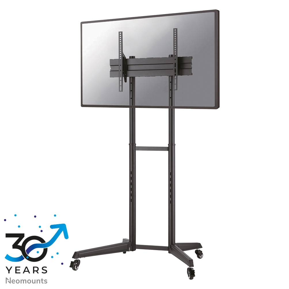 Neomounts FL50-540BL1 TV-Trolley - 37-70" - max 50 kg - manuell H 128,5-145 cm - VESA 100x100-600x400 - schwarz