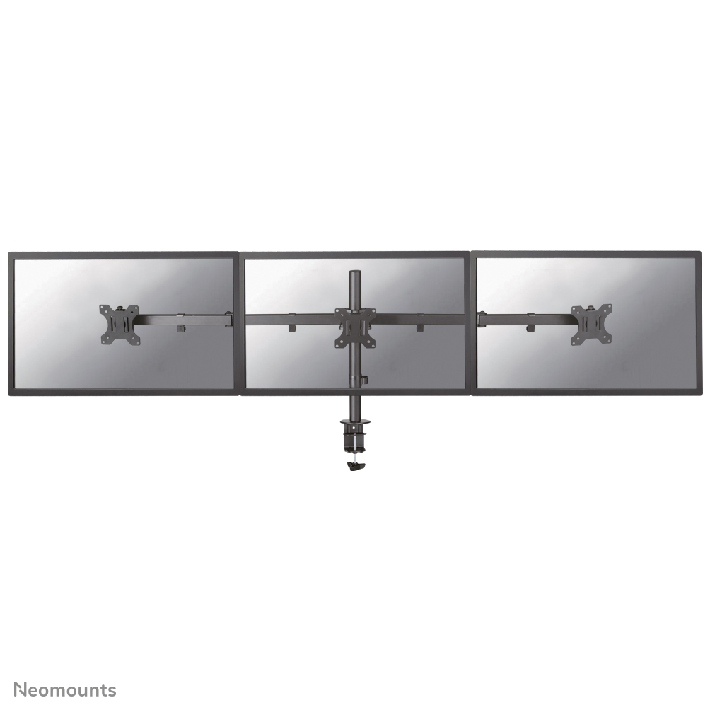 Neomounts by Newstar FPMA-D550D3BLACK ist eine Tischhalterung für drei Flachbildschirme bis 27" (69 cm) - Schwarz