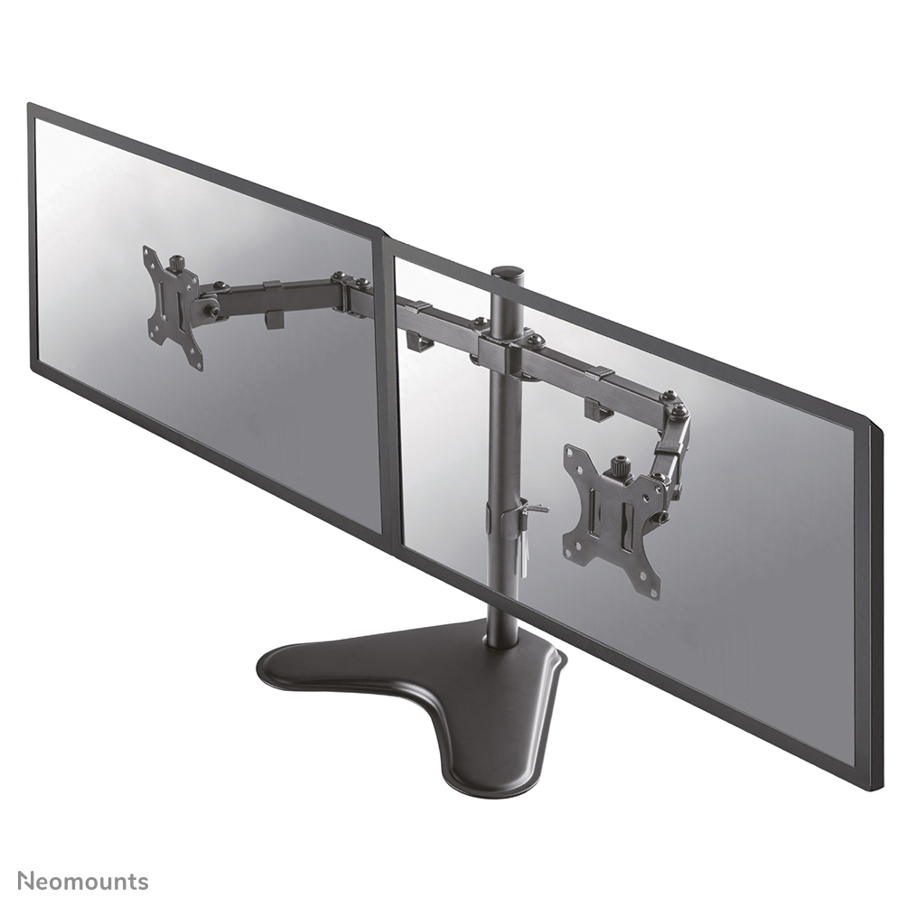 Neomounts by Newstar FPMA-D550DDBLACK ist eine Tischhalterung für zwei Flachbildschirme bis 32".