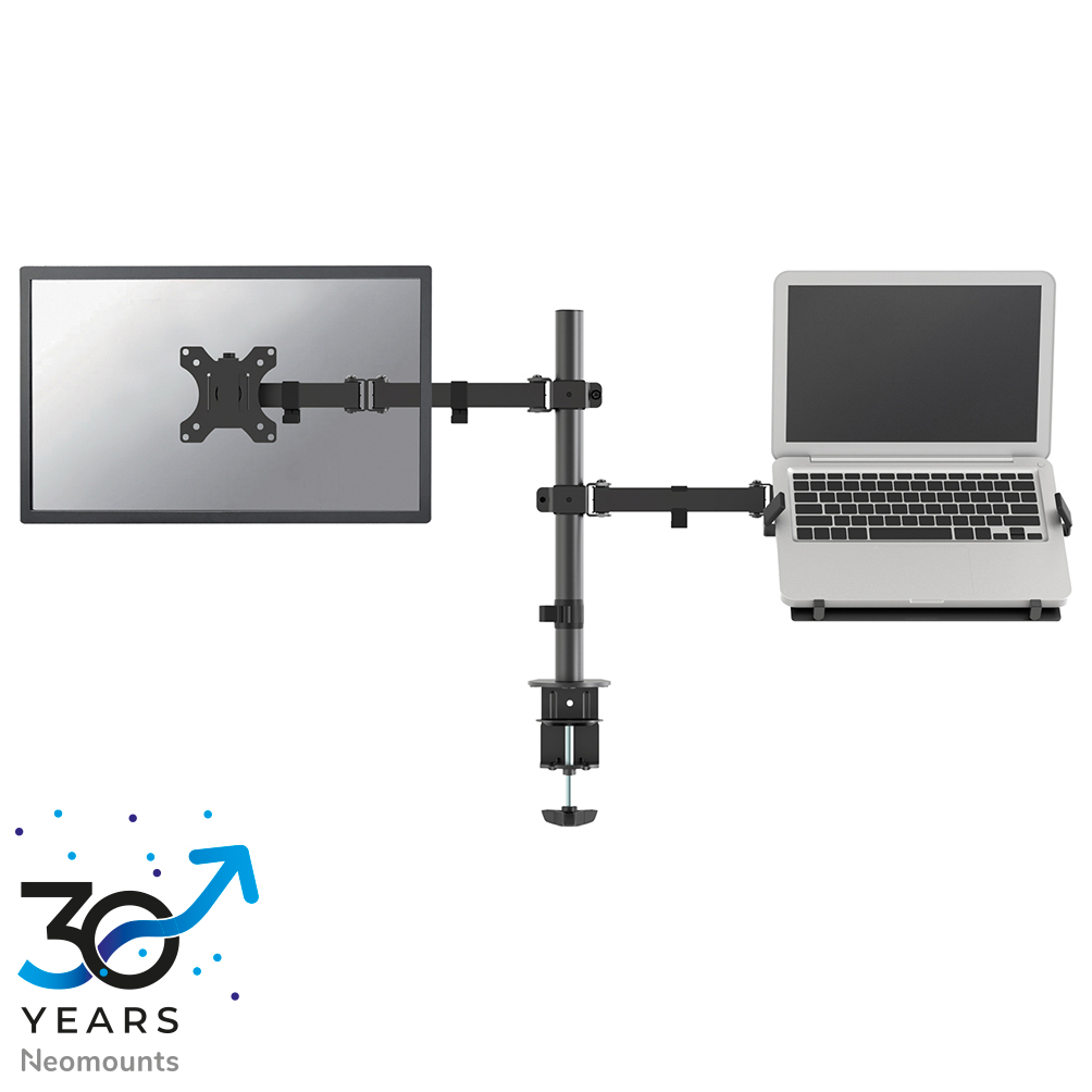Neomounts FPMA-D550NOTEBOOK Monitorarm 1 Bildschirm mit Laptop-Halterung - 10-32" - 0-8 kg - schwarz