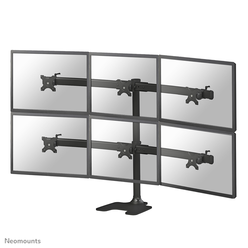 Neomounts FPMA-D700DD6 Monitor-Ständer 6 Bildschirme - 10-27" - 0-8 kg/Bildschirm - schwarz