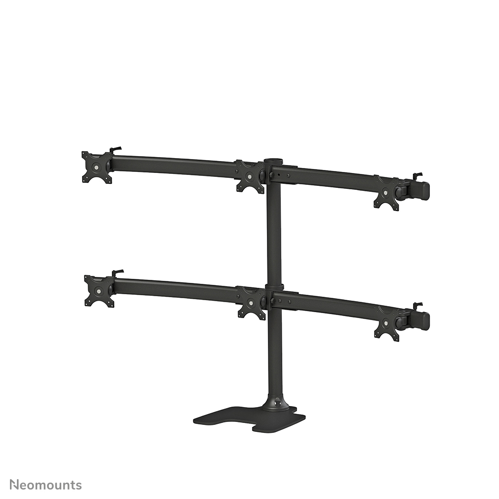 Neomounts FPMA-D700DD6 Monitor-Ständer 6 Bildschirme - 10-27" - 0-8 kg/Bildschirm - schwarz