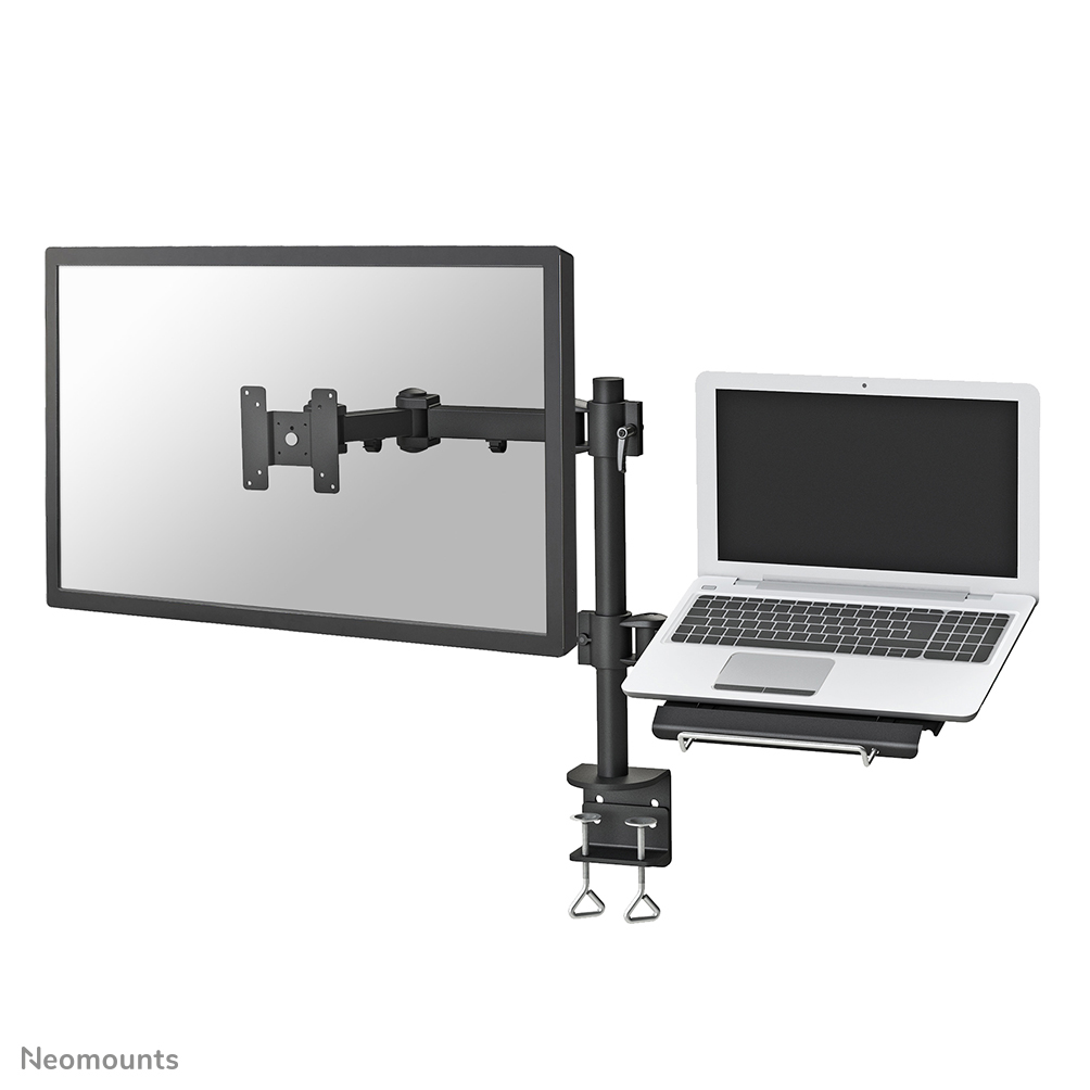Neomounts FPMA-D960NOTEBOOK Monitorarm 1 Bildschirm mit Laptop-Halterung - 10-27" - 0-10 kg - schwarz
