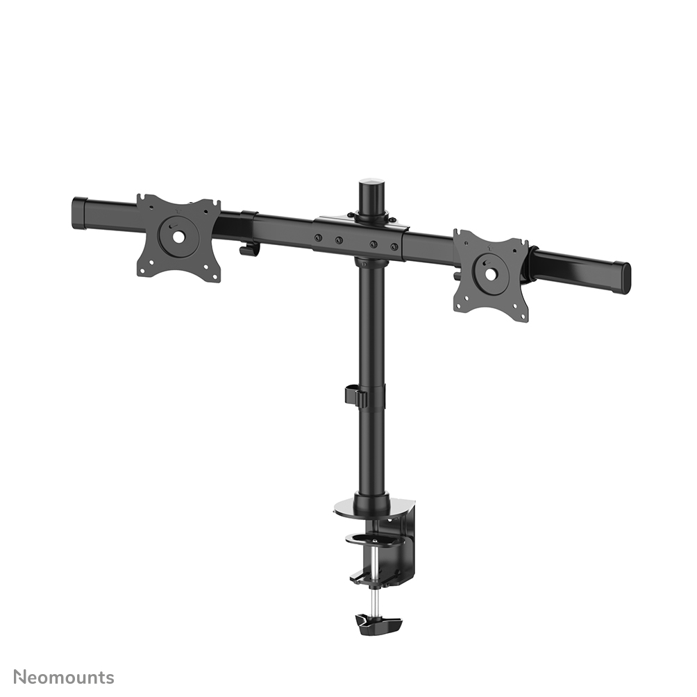 Neomounts by Newstar FPMA-DCB100DBLACK ist eine Tischhalterung für zwei Flachbildschirme bis 27" (69 cm).