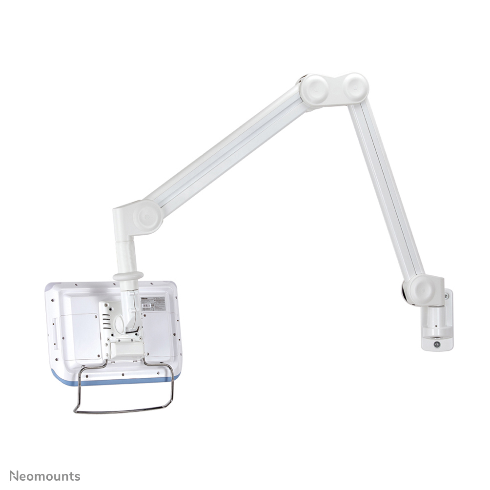 Neomounts FPMA-HAW200 Medizinische Wandhalterung für Monitore - 10-27" - H 0-149 cm - 1-7 kg - VESA 75x75-100x100 - Gasfeder - weiß