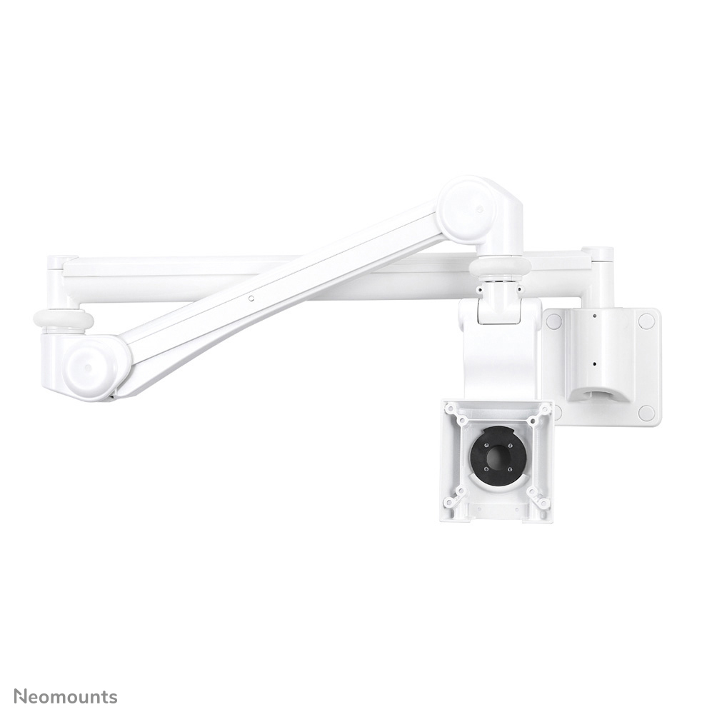 Neomounts FPMA-HAW300 Medizinische Wandhalterung für Monitore - 10-24" - H 115-135 cm - 1-3 kg - VESA 75x75-100x100 - Gasfeder - weiß