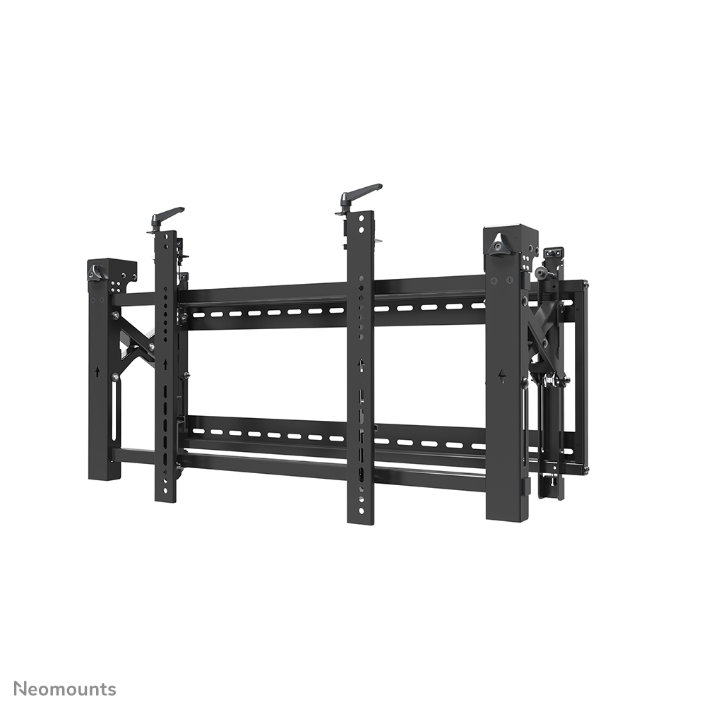 Neomounts LED-VW2000BLACK Videowall-Wandhalterung - 32-75" - max 70 kg - VESA 200x200-600x400 - T 14,3-30,6 cm - Push-to-pop-out - Feinjustierung - abschließbar (exkl. Schloss) - schwarz