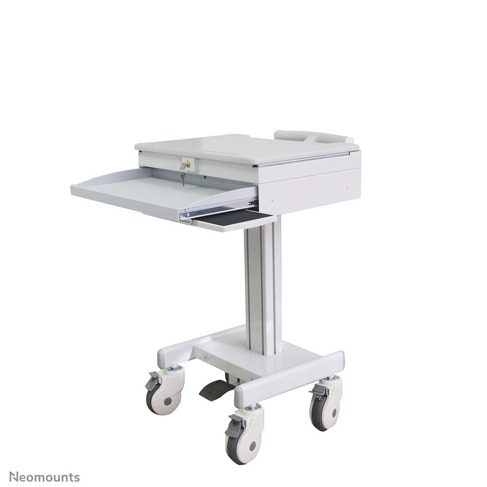 Neomounts MED-M100 Medizinischer mobiler Arbeitsplatz -17" - max 5 kg - Gasfeder - abschließbar (inkl. Schloss) - grau