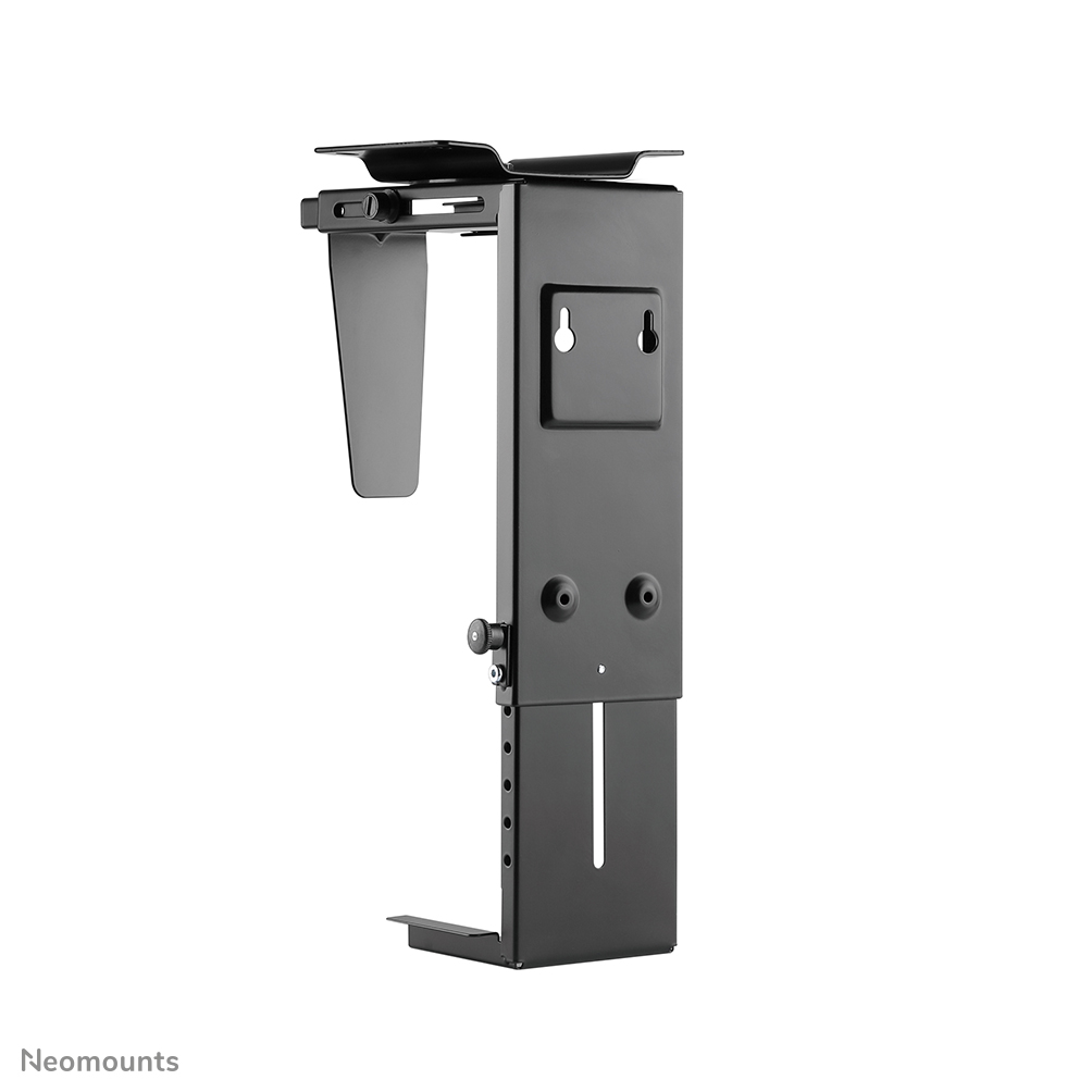 Neomounts NM-CPU100BLACK CPU/PC-Halter - max 10 kg - 360° drehbar - H 30-53 cm - B 9-20 cm - universal - schwarz