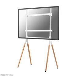 Neomounts Select NM-M1000WHITE ist ein Bodenständer für Flachbild-Fernseher bis 70" (178 cm).