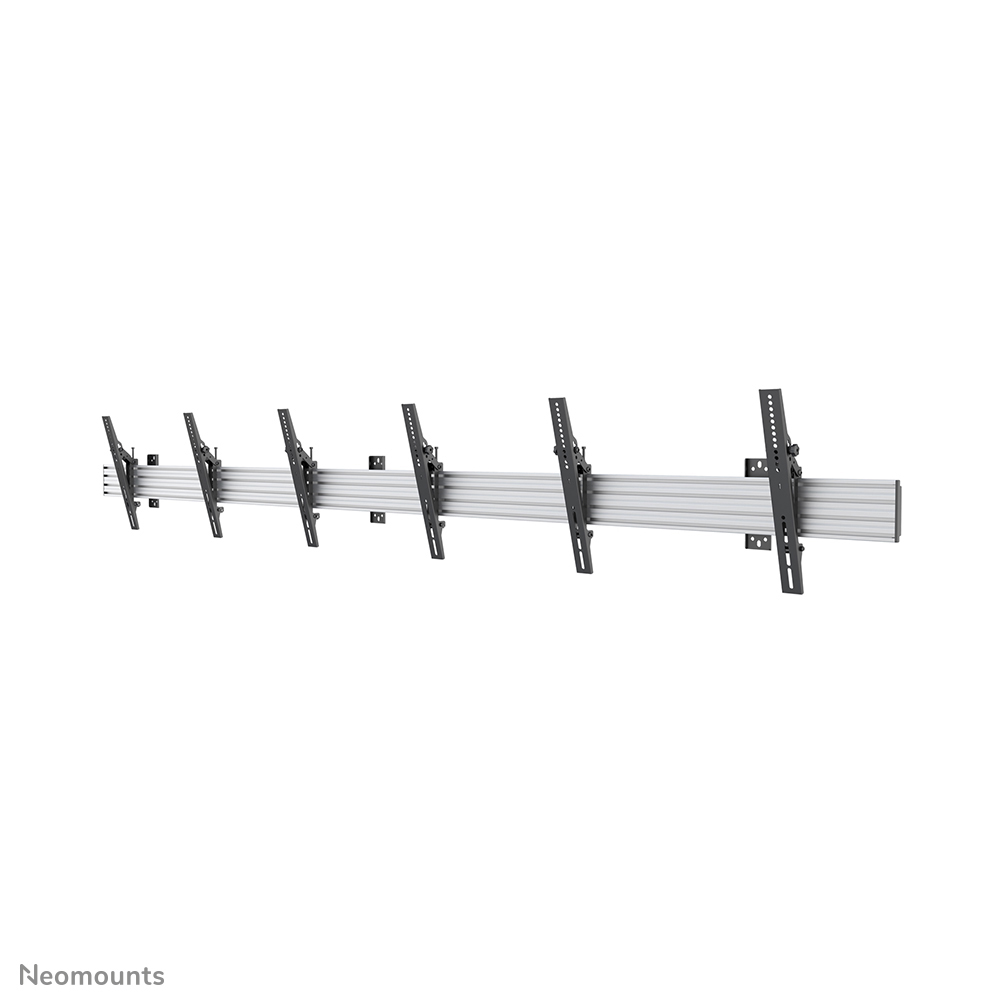 Neomounts NMPRO-WMB3 Menuboard-Wandhalterung 3 Bildschirme - 32-55" - max 30 kg/Bildschirm - VESA 100x100-600x400 - neigbar - schwarz