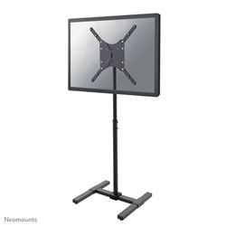 Neomounts NS-FS100BLACK ist ein Bodenständer für Flachbild TV/Monitor bis 55" (140 cm), Höhenverstellbar - Schwarz