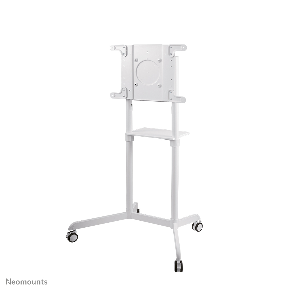 Neomounts NS-M1250WHITE TV-Trolley - 37-70" - max 70 kg - VESA 200x200-600x400 - 90° drehbar - inkl. Hardwareablage - weiß