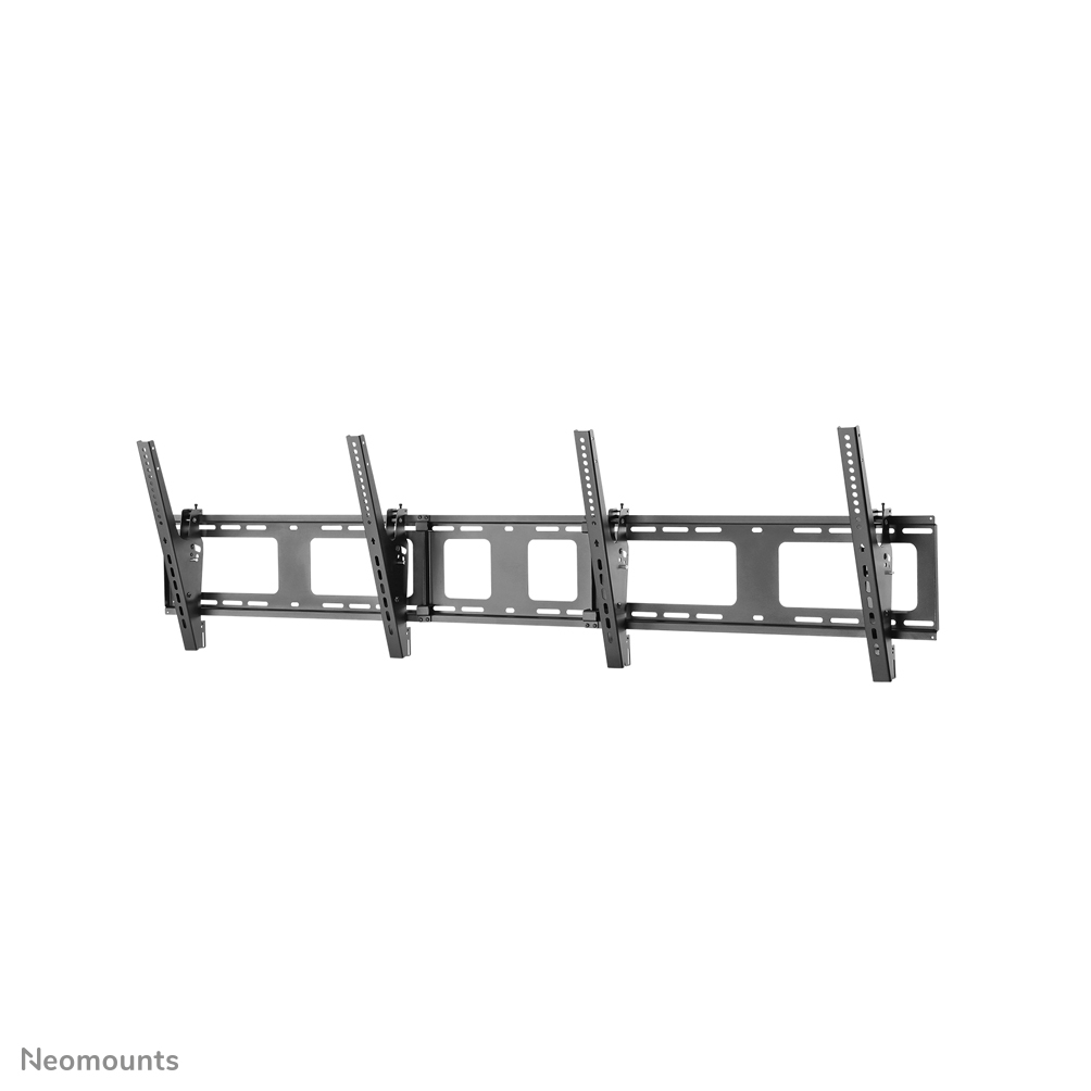 Neomounts NS-WMB200BLACK Neigbare Menuboard-Wandhalterung 2 Bildschirme - 40-52" - max 50 kg/Bildschirm - VESA 200x200-600x400 - neigbar - schwarz