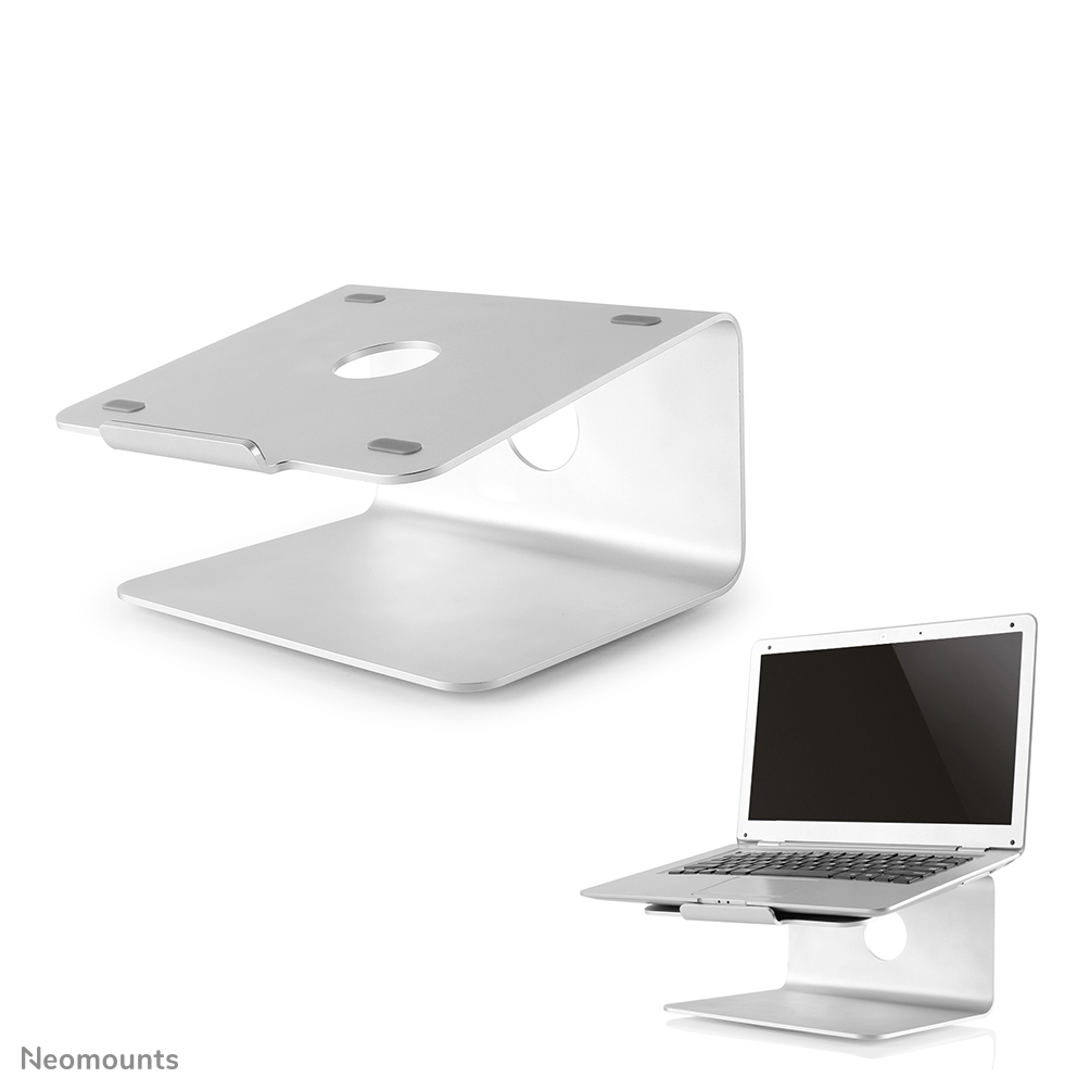 Neomounts NSLS050 Laptop-Halterung - 10-17" - max 5 kg - 360° drehbar - universal - silber