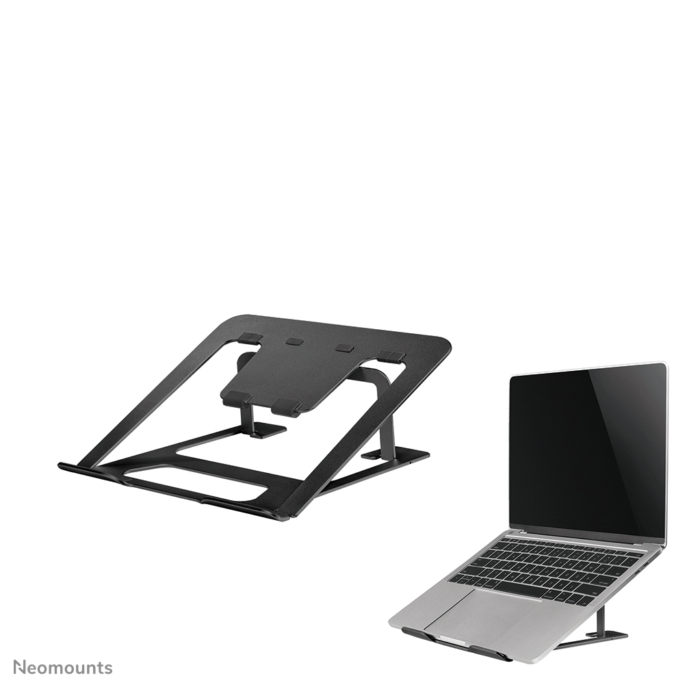 Neomounts NSLS085BLACK Laptop-Halterung - 10-17" - max 5 kg - 6 Höhenpositionen - faltbar - kompakt - ultra-schlank - universal - schwarz