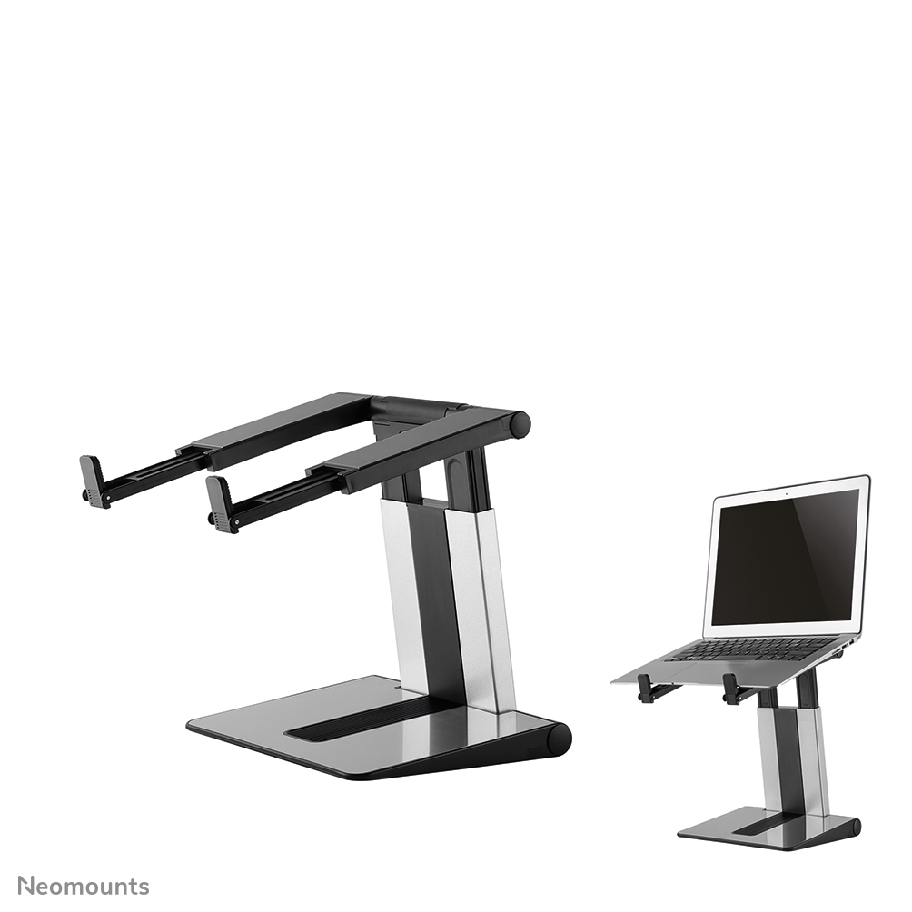Neomounts NSLS200 Laptop-Halterung - 10-17" - max 5 kg - H 20,7-26,7 cm - faltbar - kompakt - universal - silber