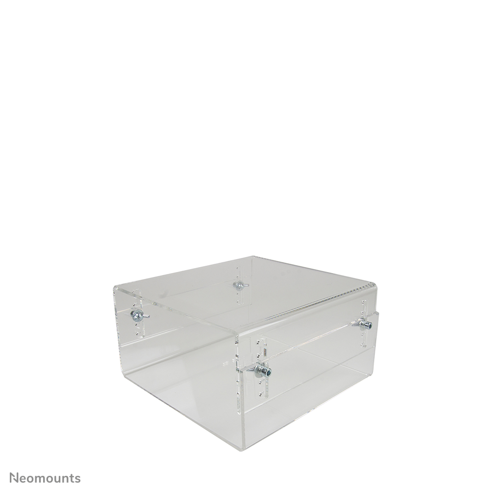 Neomounts NSMONITOR40 Monitor-/Laptop-Erhöhung - max 25 kg - HxBxT 7-13x32x26 cm - universal - transparent